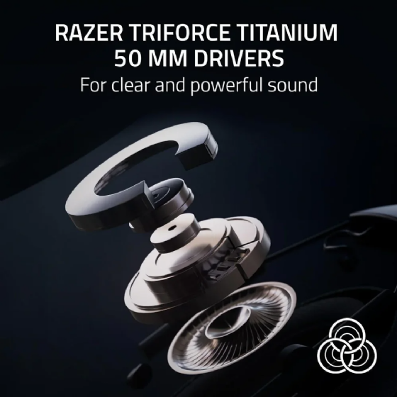 Headset Gamer Razer Blackshark V2 Hyperspeed, Wireless Ultraleve-Preto