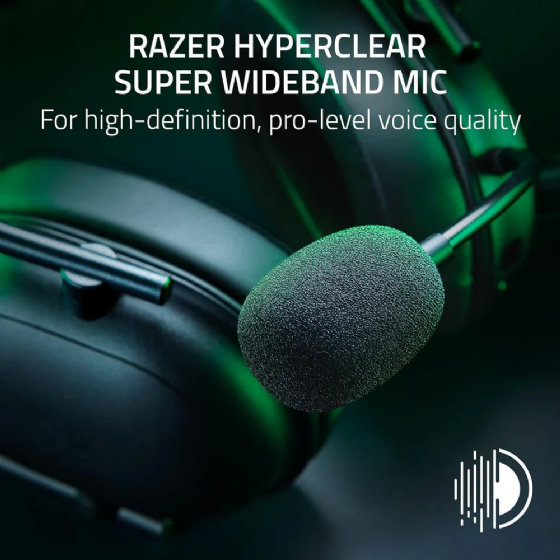 Headset Gamer Razer Blackshark V2 Hyperspeed, Wireless Ultraleve-Preto
