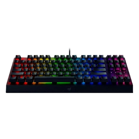 Teclado Gamer Mecânico Razer,blackwidow V3 Tenkeyless, RGB, Switch Yellow, Us-Preto