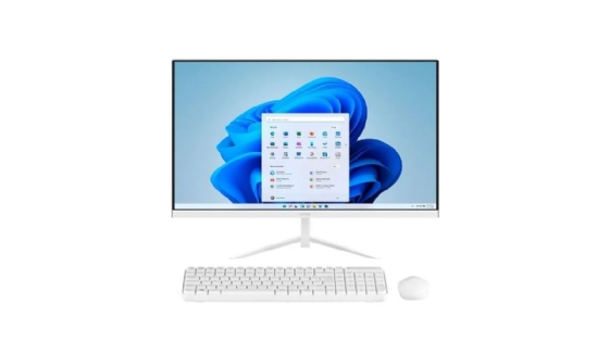 Desktop All In One 23,8'' FHD Intel Core i3-10110U 8GB 256GB SSD Windows 11 Home - Branco