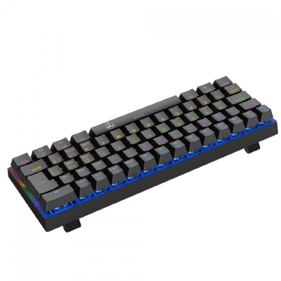 Teclado Gamer Mecânico T-Dagger Arena Preto Rainbow Switch Brown ABNT2