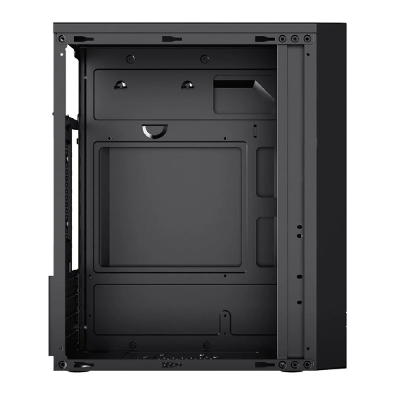 Gabinete Gamer Vinik SG26 Preto Fita de LED RGB, sem Fans sem Fonte - SG26ACBK