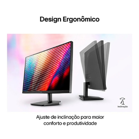 Monitor LG LED 27" IPS Full HD HDMI VGA 27MP400-B - Preto
