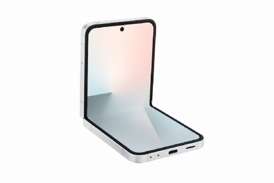 Smartphone Samsung Galaxy Z FLIP7 Fe 5G, 128GB, 8GB de RAM, Tela de 6,7" + 3,4", Câmera 50MP, Branco