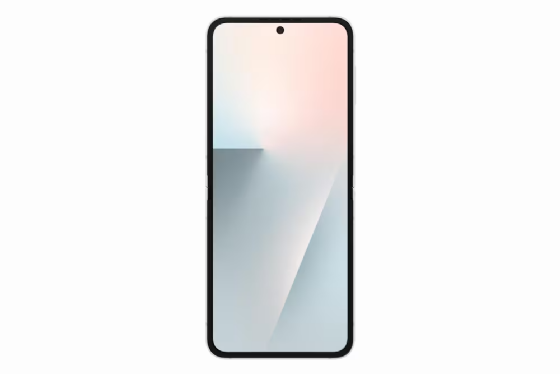 Smartphone Samsung Galaxy Z FLIP7 Fe 5G, 128GB, 8GB de RAM, Tela de 6,7" + 3,4", Câmera 50MP, Branco