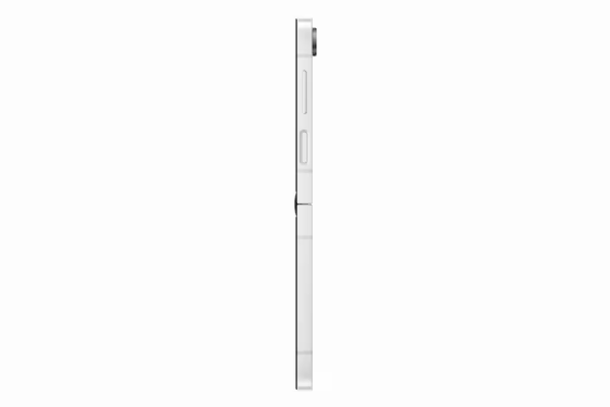 Smartphone Samsung Galaxy Z FLIP7 Fe 5G, 128GB, 8GB de RAM, Tela de 6,7" + 3,4", Câmera 50MP, Branco