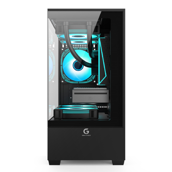 Gabinete Gamer BRX, Tower Black, 3 Ventoinhas Fixas com Conector Molex, USB1.1, USB3.0 Falsa- R31B