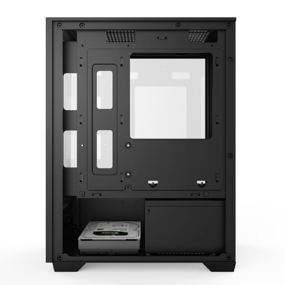 Gabinete Gamer BRX, Tower Black, 3 Ventoinhas Fixas com Conector Molex, USB1.1, USB3.0 Falsa- R31B