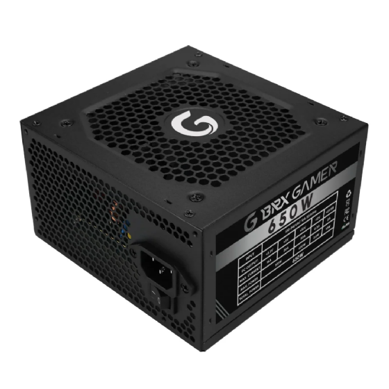 Fonte BRX Gamer Ampereon, 650W, 80PLUS, PFC Ativo, B-GM650