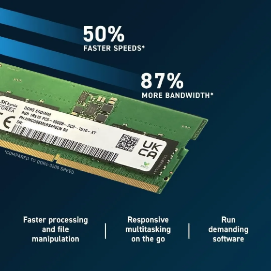 Memória 16GB DDR5 4800MHz Sk Hynix para Notebook