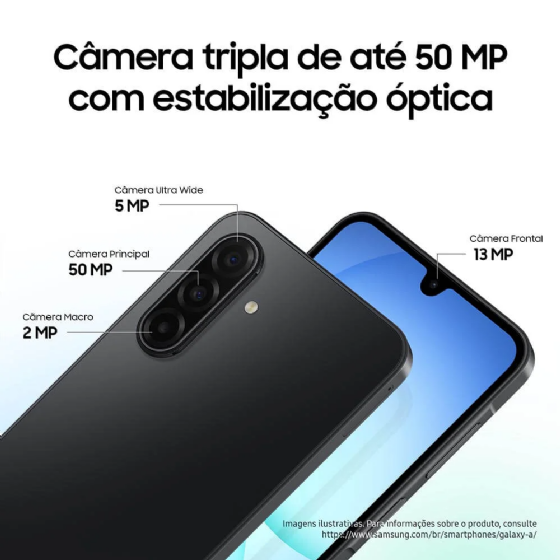 Smartphone Samsung Galaxy A17 5G, 256GB, Preto