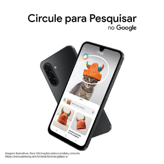 Smartphone Samsung Galaxy A17 5G, 256GB, Preto