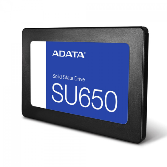 SSD SATA III 256GB SU650 Leitura: 520MB/s e Gravação: 450MB/s - ADATA