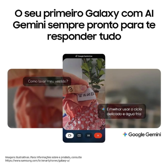 Smartphone Samsung Galaxy A17, 256GB, Preto