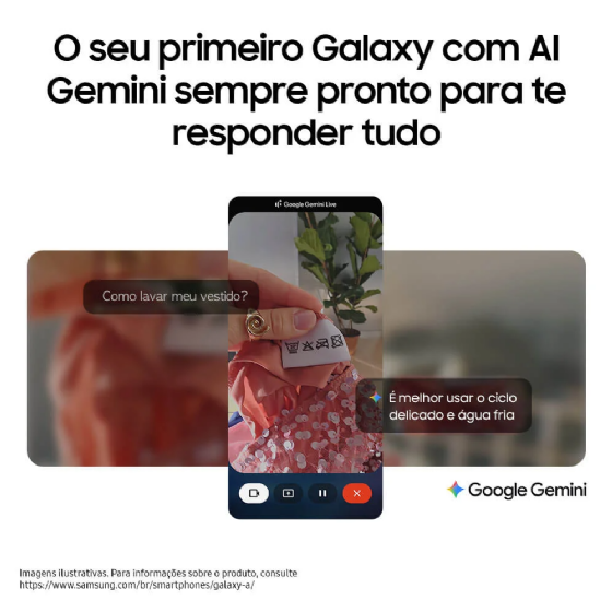 Smartphone Samsung Galaxy A17, 128GB, Cinza