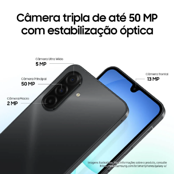Smartphone Samsung Galaxy A17, 128GB, Cinza