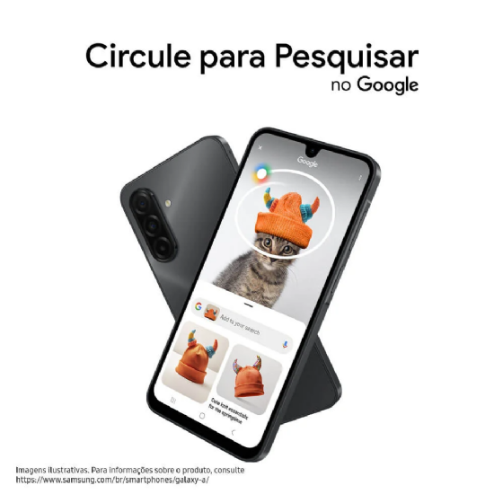 Smartphone Samsung Galaxy A17, 128GB, Cinza