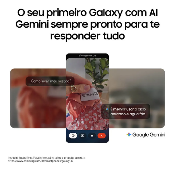 Smartphone Samsung Galaxy A17, 128GB, Preto