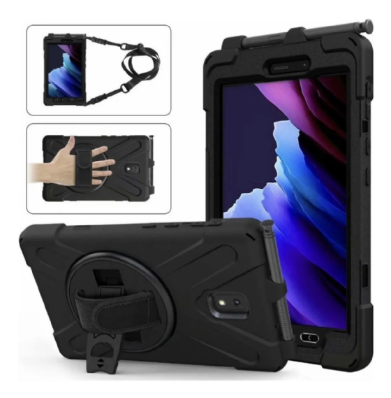 Capa Robusta para Tablet da Samsung Tab Active 5 X306B/X300 Preto