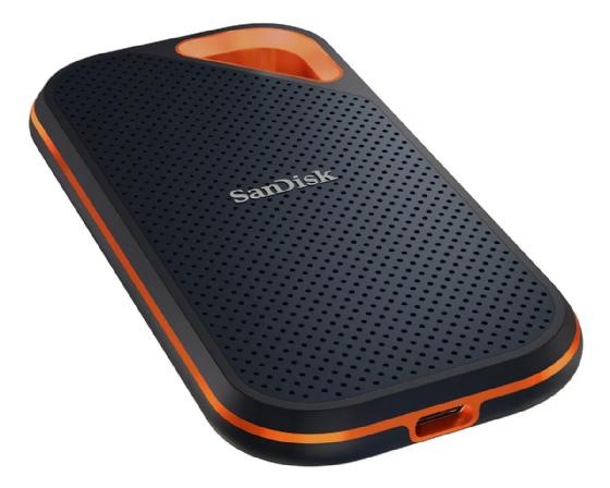 SSD Externo Sandisk Extreme Pro 1TB, Leitura 2000MB/S,GRAVACAO 2000MB/S,USB 3.2, USB-C