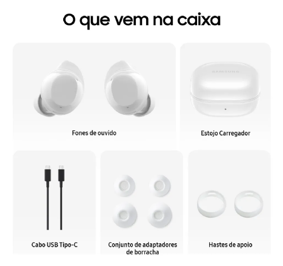 Fone de Ouvido Galaxy Buds Core Branco Samsung