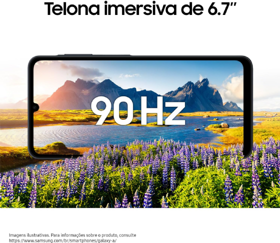 Smartphone Samsung Galaxy A07, 256GB, 8GB RAM, Câmera 50MP + Selfie 8MP, Tela 6,7" - Verde