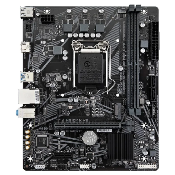 Placa Mãe LGA1200 Gigabyte H510M MATX DDR4 HDMI USB 10/11 Geração