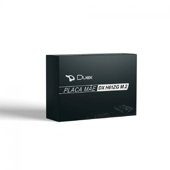 Placa Mãe H61 LGA 1155 MATX, Duex H61ZG M.2, DDR3, HDMI/VGA, LAN Gigabit