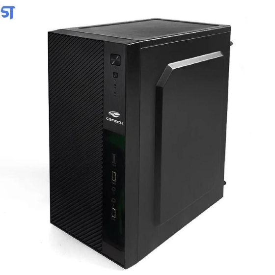 Gabinete Office Mini-Tower Micro-ATX MT-32BK sem Fonte- C3Tech