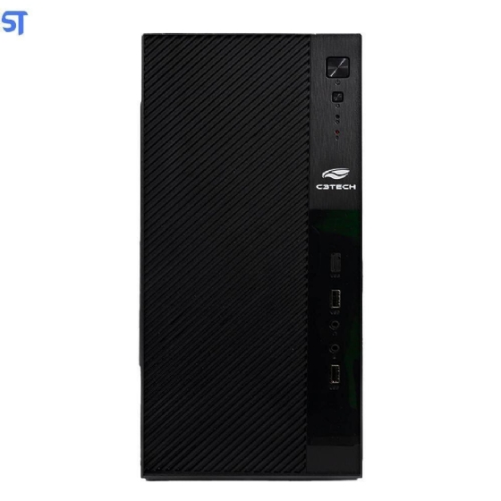 Gabinete Office Mini-Tower Micro-ATX MT-32BK sem Fonte- C3Tech
