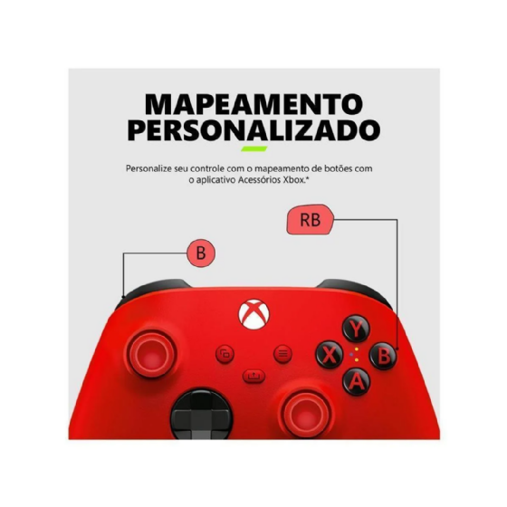 Controle sem Fio Xbox - Pulse Red
