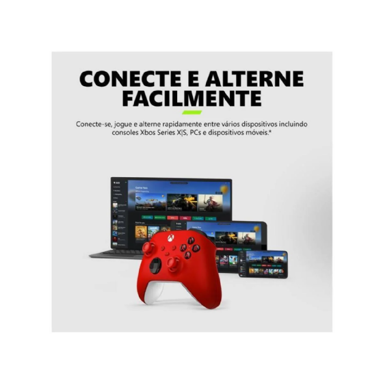 Controle sem Fio Xbox - Pulse Red