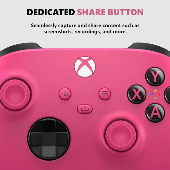 Controle sem Fio Xbox - Deep Pink