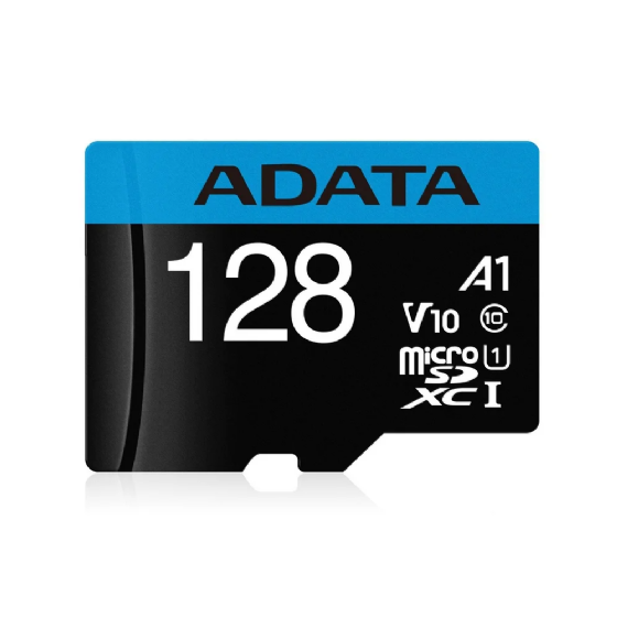 Cartão 128GB Micro SD 100 Mbps para Segundo com Adaptador