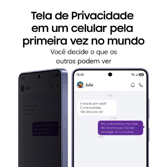 Smartphone Samsung Galaxy S26 Ultra 5G, 512GB 12GB RAM Câmera Quádrupla 200+50+10+50 Tela 6.9, Viole