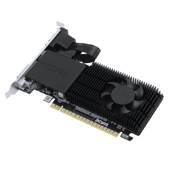 Placa de Vídeo Nvidia GT730 4BG DDR5 64 Bits Edge Low Profile Single Fan - PCYes