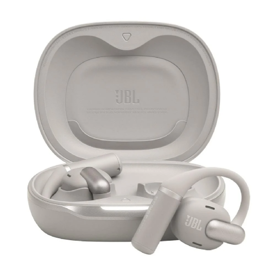 Fone de Ouvido JBL Sense Pro Bege, Bluetooth 5.3, Resistente a Água IP54 - JBLSENSEPROGRYBR2