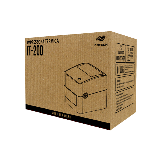 Impressora Térmica para Etiquetas USB + Ethernet 108mm IT-200