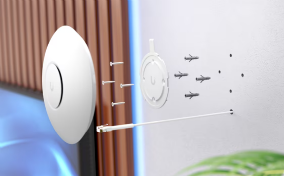 Access Point Ubiquiti Unifi U7-LITE Wi-Fi 7 2.4GHz, 5GHz, 6GHz sem Fonte