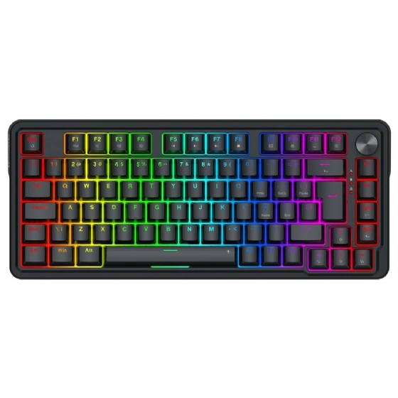 Teclado Gamer Ucal Switch Magnetic RGB Preto Redragon, K673RGB-M
