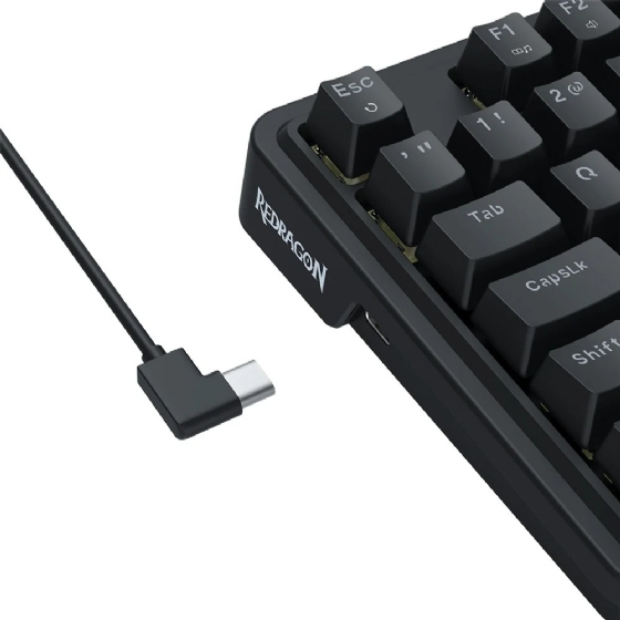 Teclado Gamer Ucal Switch Magnetic RGB Preto Redragon, K673RGB-M