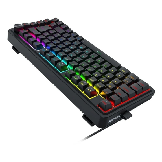 Teclado Gamer Ucal Switch Magnetic RGB Preto Redragon, K673RGB-M