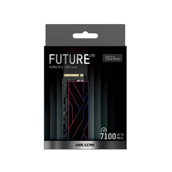 SSD M.2 NVMe 1TB PCIe 4.0 2280 Hiksemi Future Lite Leitura até 7000MB/s Escrita até 6000MB/s