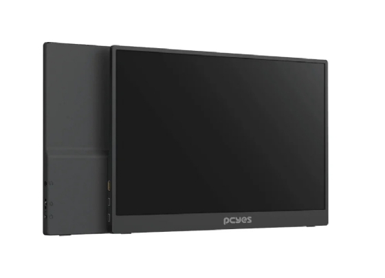 Monitor Portátil PCYes Quartzo Q15F 15,6" Flat FHD IPS 60Hz 5ms Mini HDMI/USB C - PMPQ15F60BV