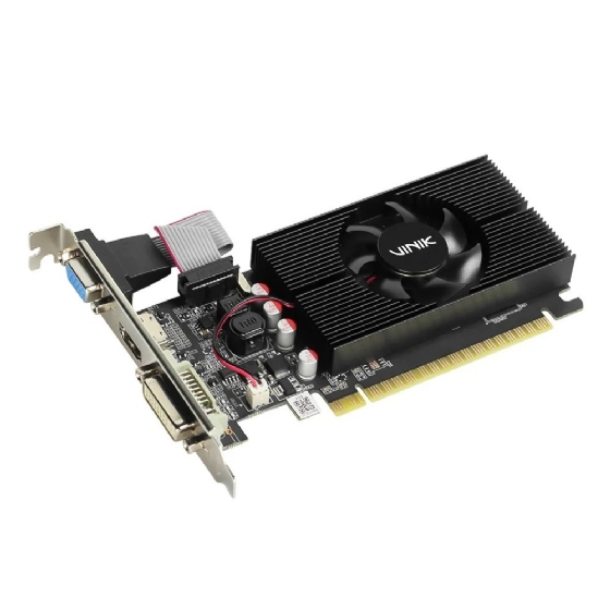 Placa de Vídeo Nvidia GeForce G 210 1GB DDR3 64 Bit Vinik Low Profile Single Fan GPUVK2101GBLP