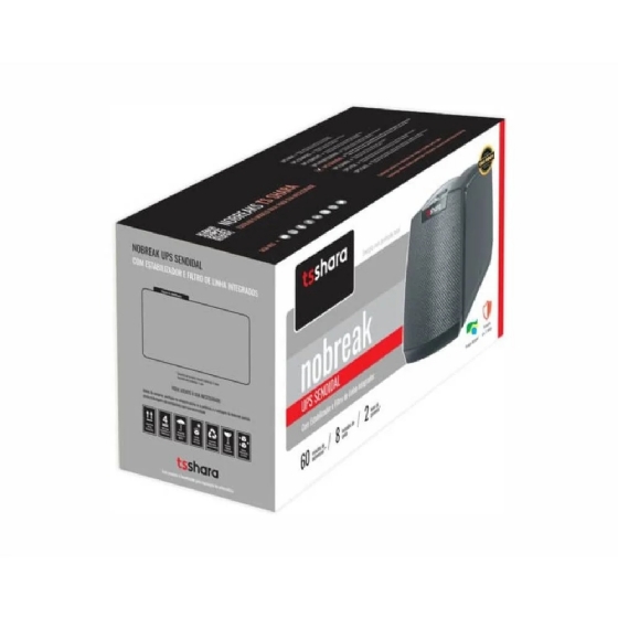 Nobreak Senoidal 2000VA TS Shara UPS Xpro Universal Bivolt 2BS 12V 9Ah 8T 10A