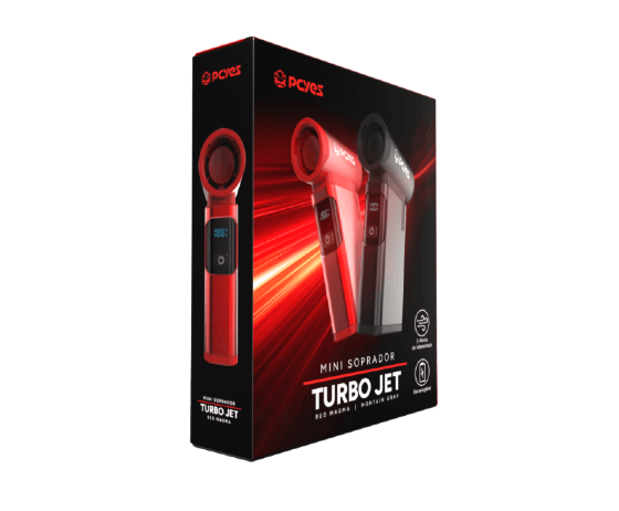 Mini Soprador Turbo Jet Fan PCYes Grafite – Pstjmg